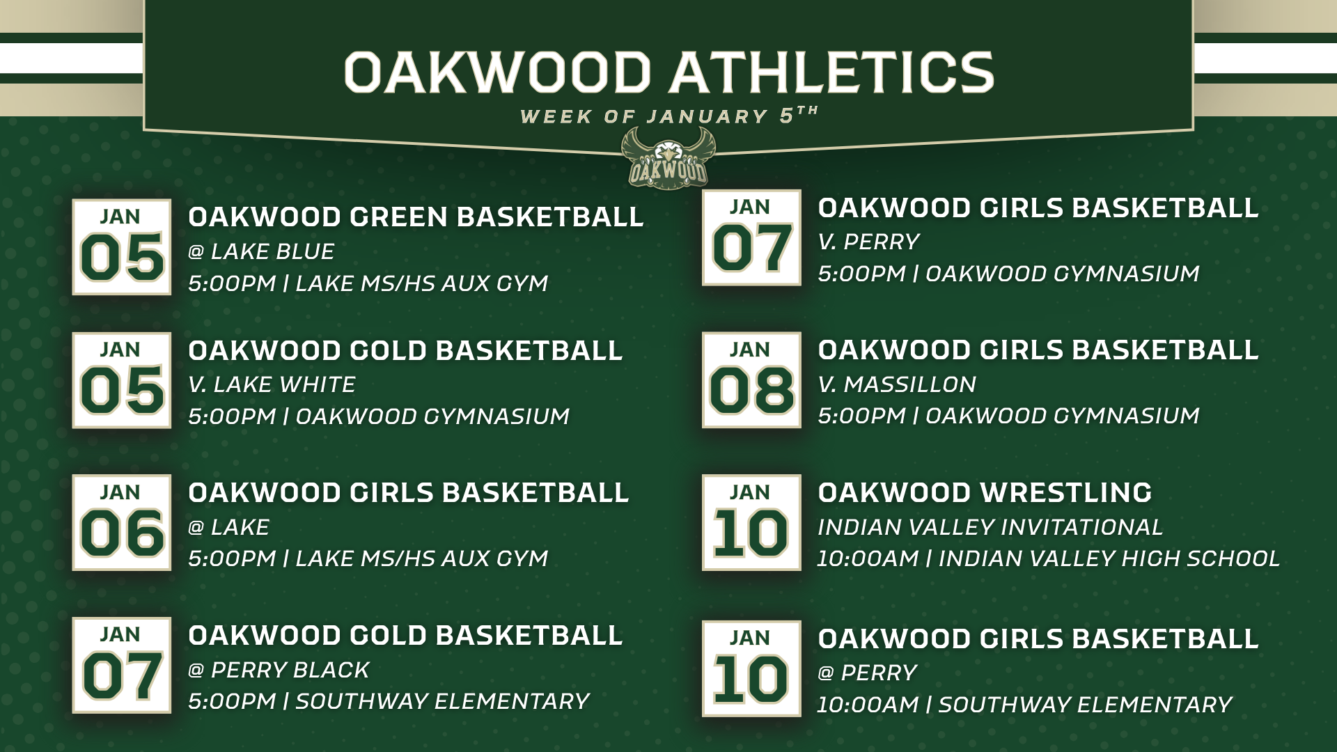 Oakwood Athletics Website Graphics 1920 Px X 1080 Px 11